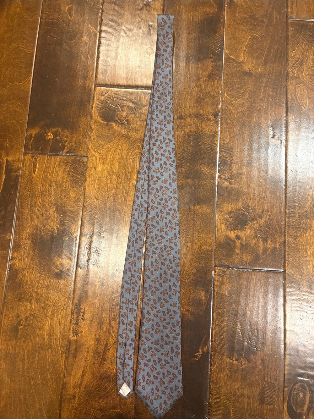 Vintage Christian Dior all silk paisley tie, Paris New York designer necktie
